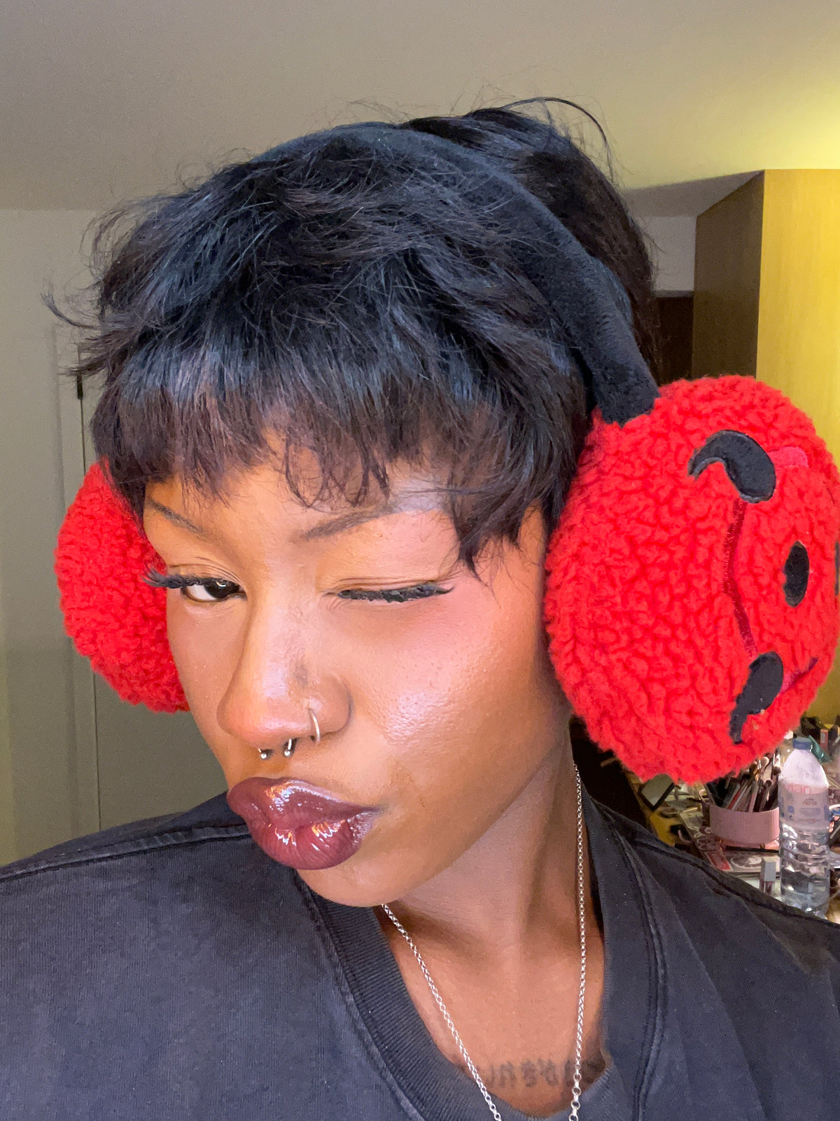 Sharingan (Naruto) Earmuffs