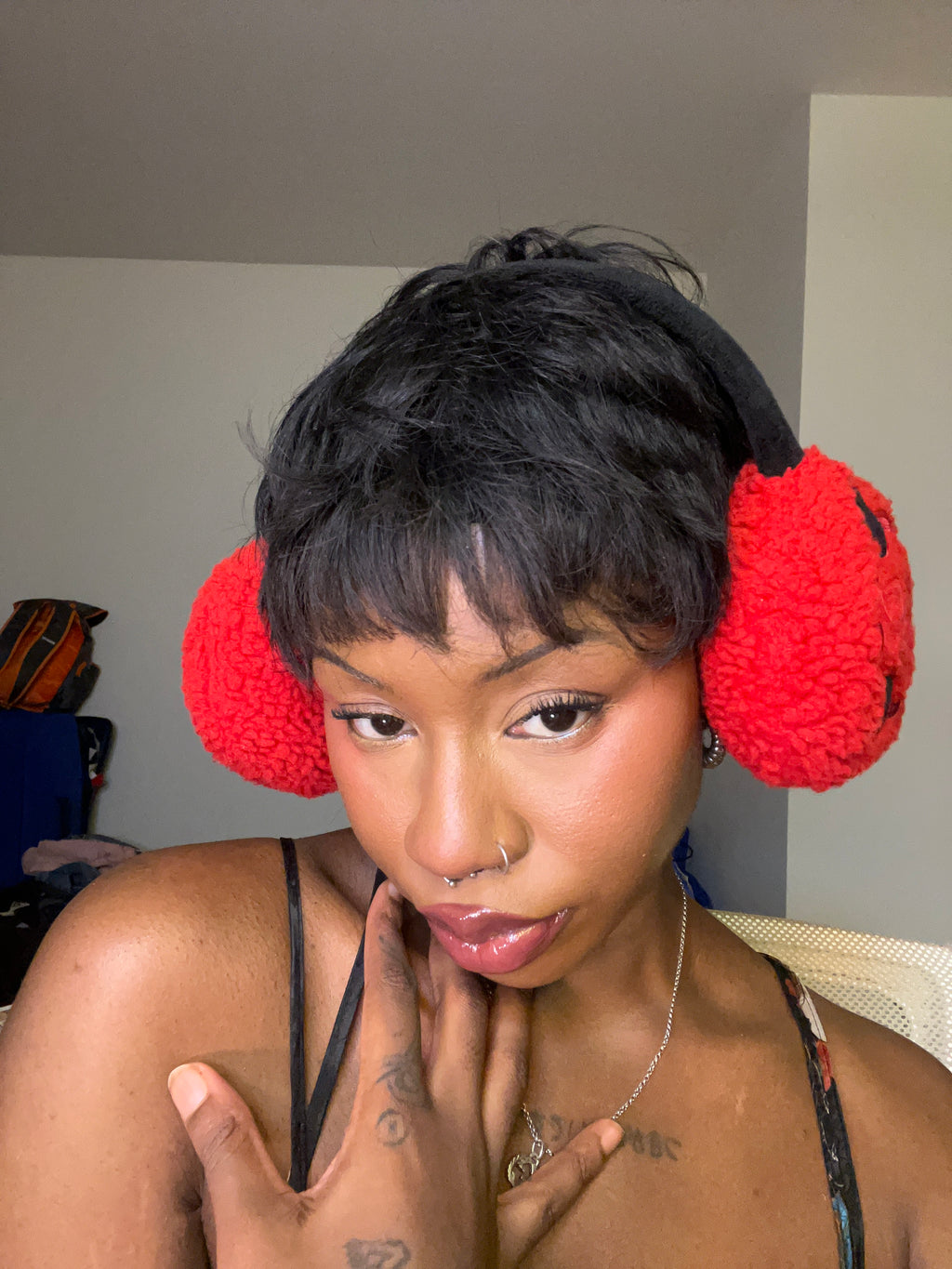 Sharingan (Naruto) Earmuffs